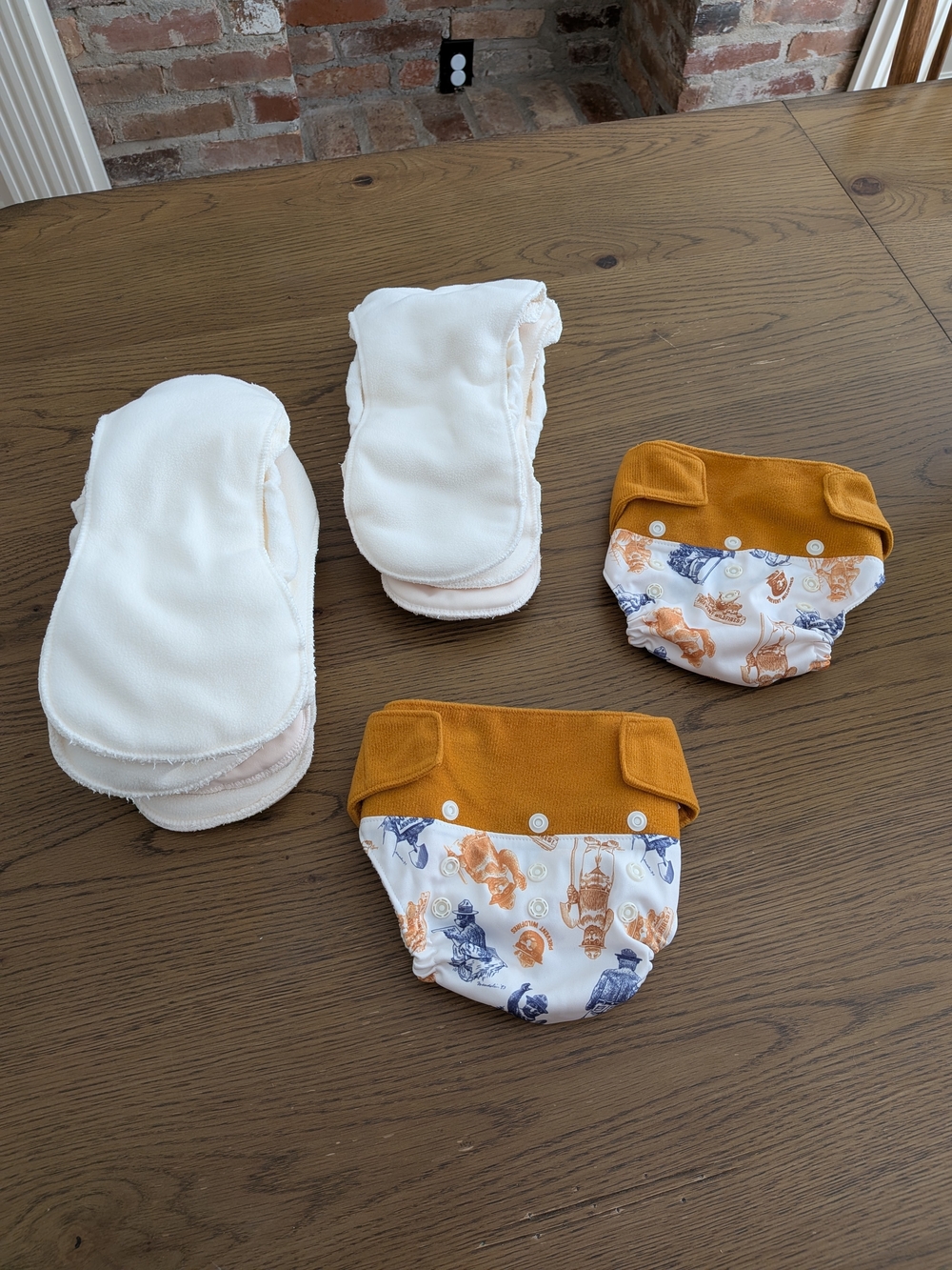 GroVia Hybrid Diaper Shell-Hook & Loop- Pack of 2 + Soaker Pads